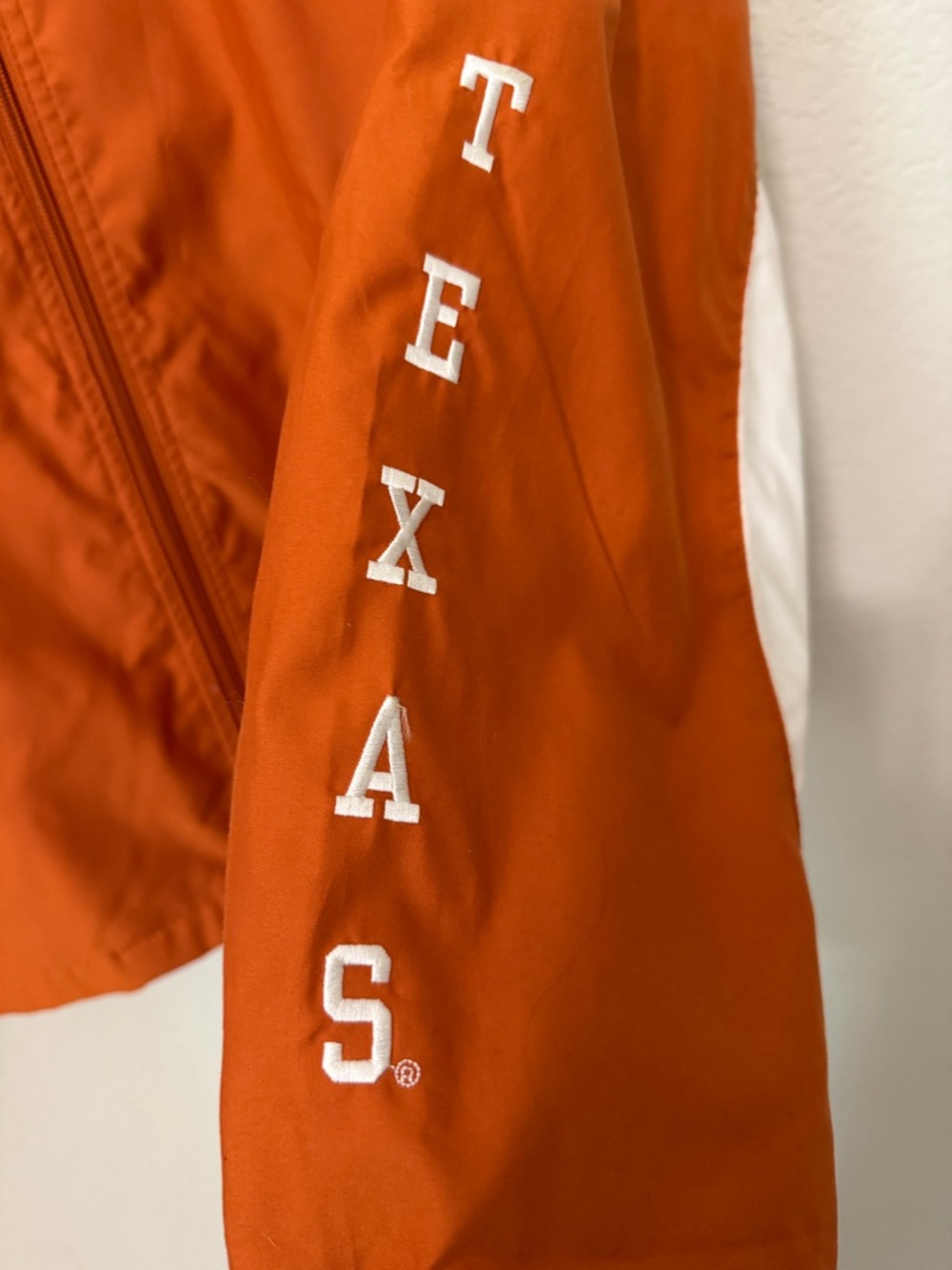 Texas LonghornOrange Windbreaker Jacket Women XL Hooded Lightweight Athletic UT - Picture 5 of 9